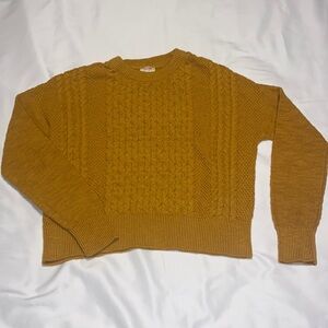 Mossimo mustard yellow sweater. Size small.
